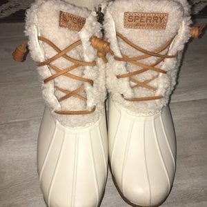 Foax-Fur Sperry Duck Boots